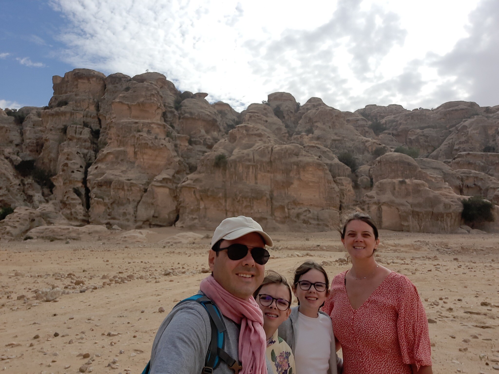Notre famille en Jordanie